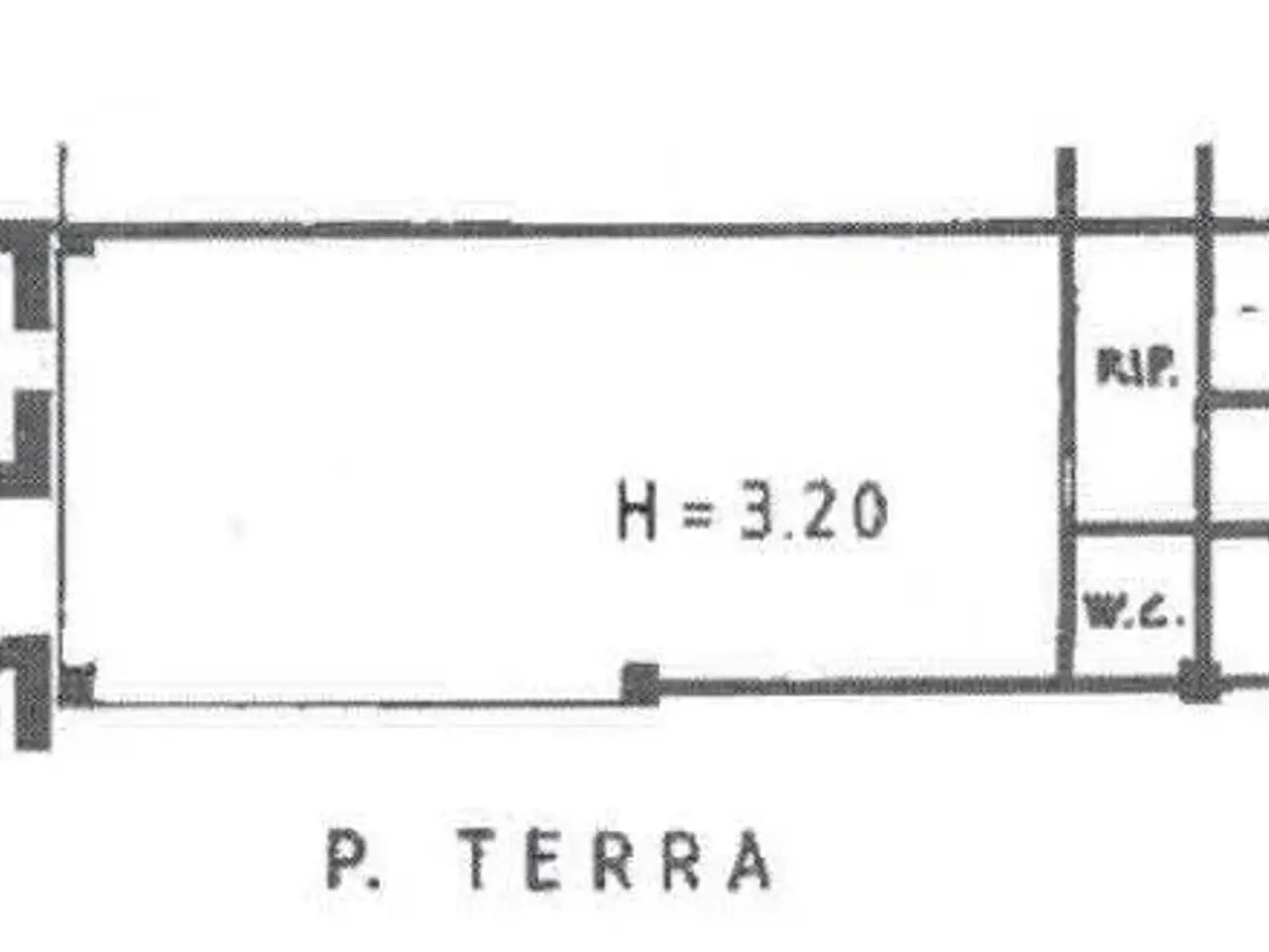 Negozio in Via San Leonardo, Parma, {3} - Planimetria 1