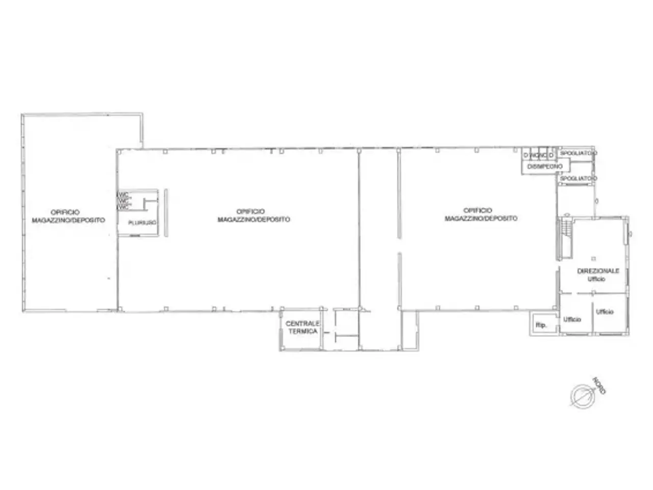Capannone in , Casoli, {3} - Planimetria 1
