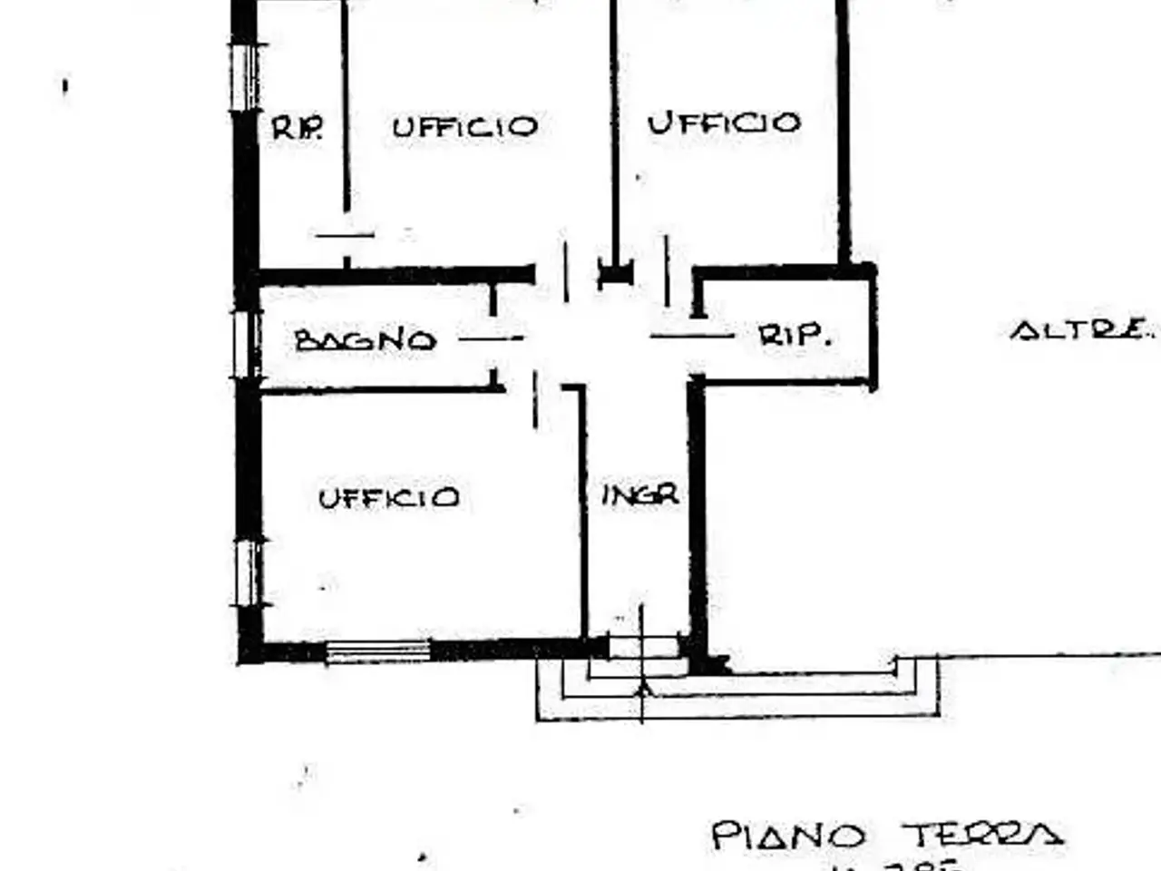 Ufficio in Via Stretto 5, Padova, {3} - Planimetria 1