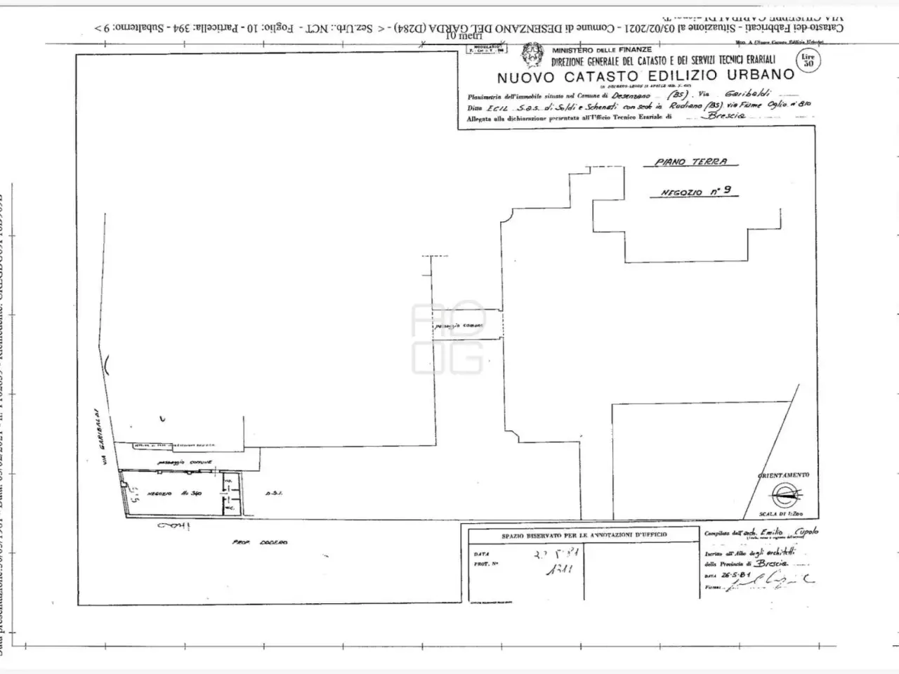 Negozio in Via Marconi, Desenzano Del Garda, {3} - Planimetria 1