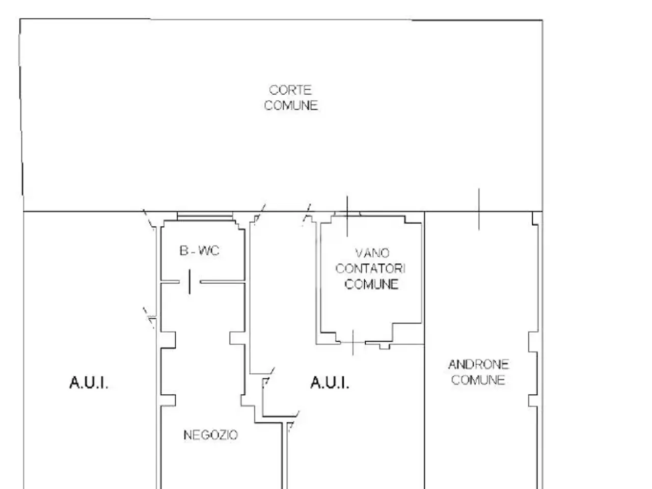 Negozio in Via Canonico Lugaresi 299, Cesena, {3} - Planimetria 1