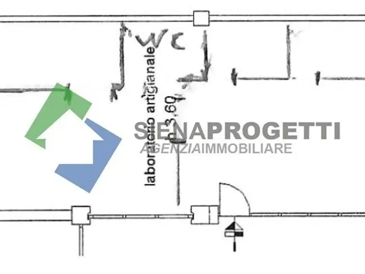 Laboratorio in Via Pietro Nenni, Monteriggioni, {3} - Planimetria 1