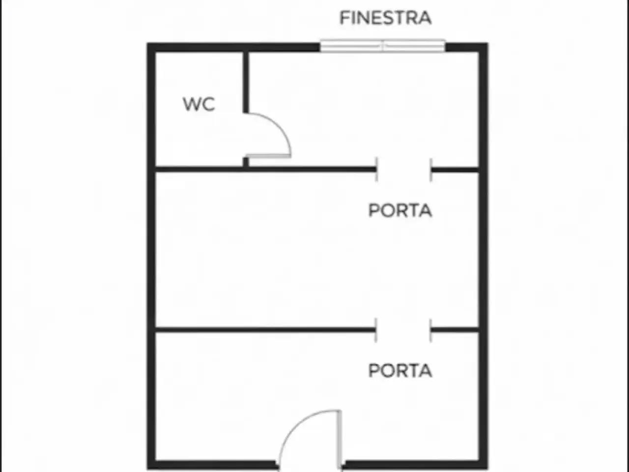 Negozio in Viale Colli Aminei, Napoli, {3} - Planimetria 1