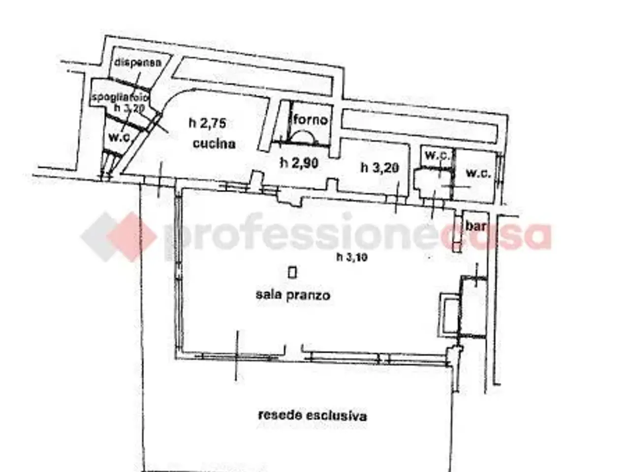 Palazzina commerciale in Località Vignola 1, Fabbriche di Vergemoli, {3} - Planimetria 1