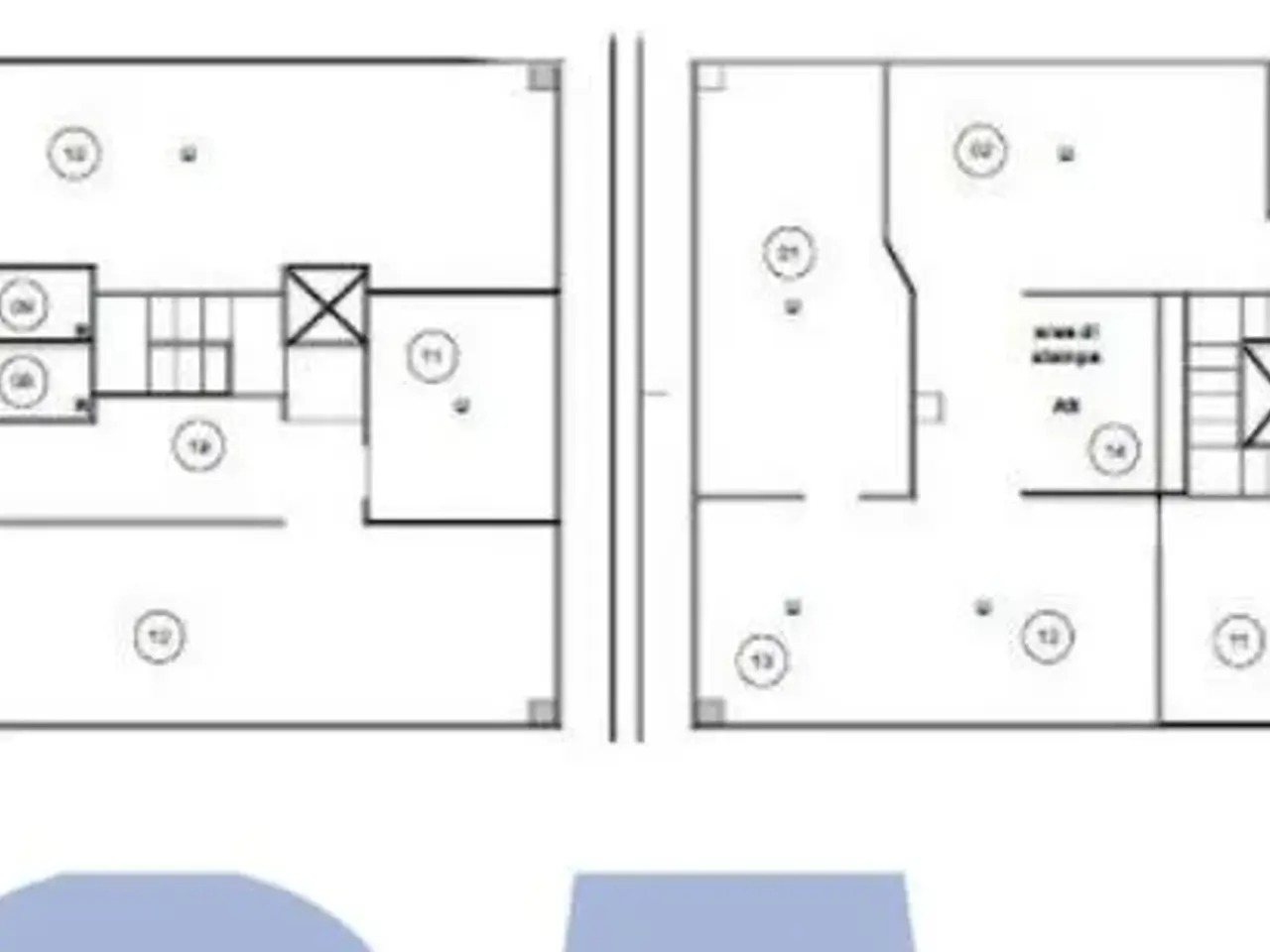 Ufficio in Strada Statale Padana Sup. N. 11, Cernusco Sul Naviglio, {3} - Planimetria 1
