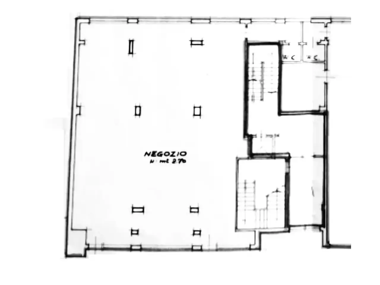 Negozio in Via Lanza, Firenze, {3} - Planimetria 1