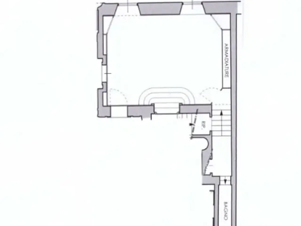 Negozio in , Milano, {3} - Planimetria 1