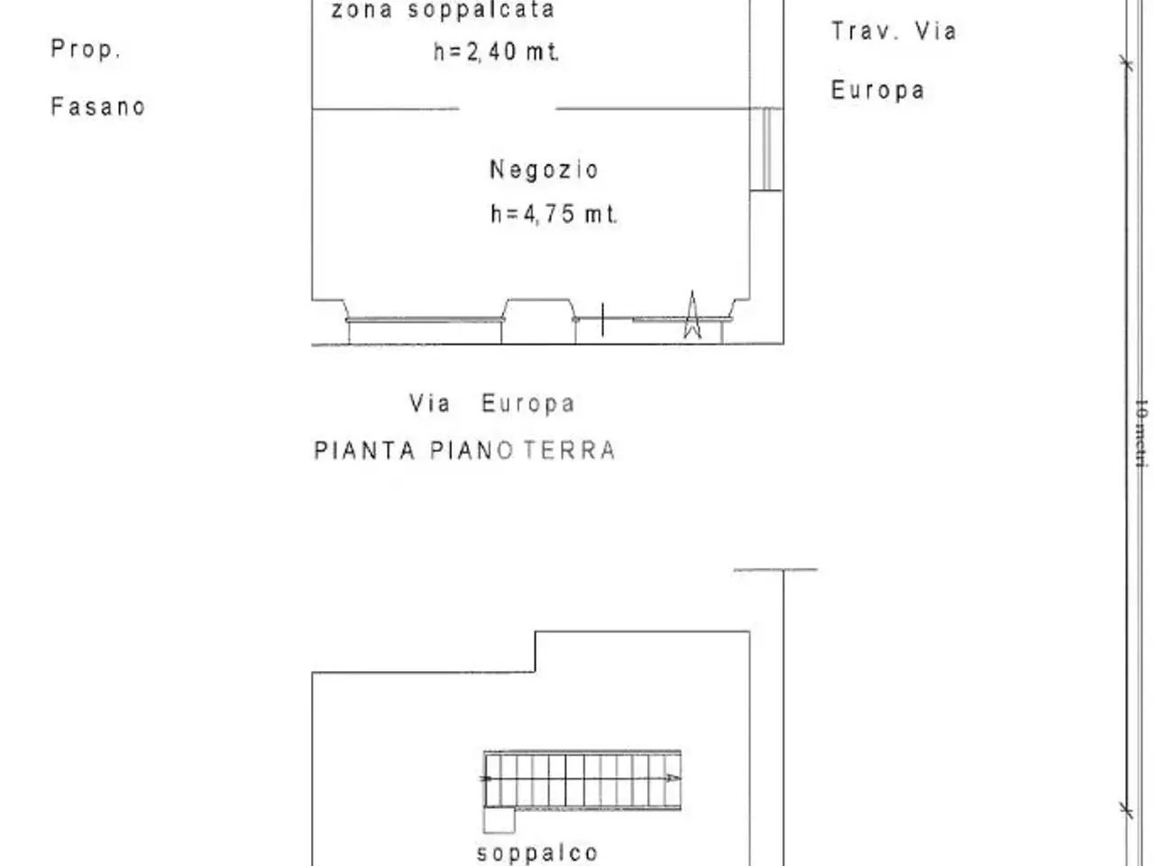 Negozio in Via Europa 7, Gaeta, {3} - Planimetria 1