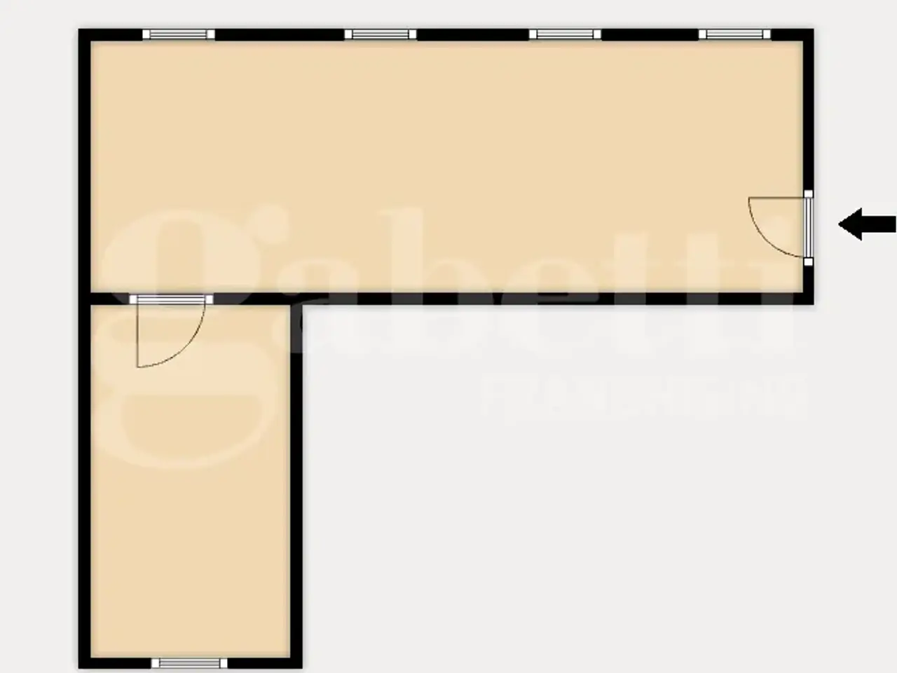 Magazzino in Via Valtellina 6, Milano, {3} - Planimetria 1