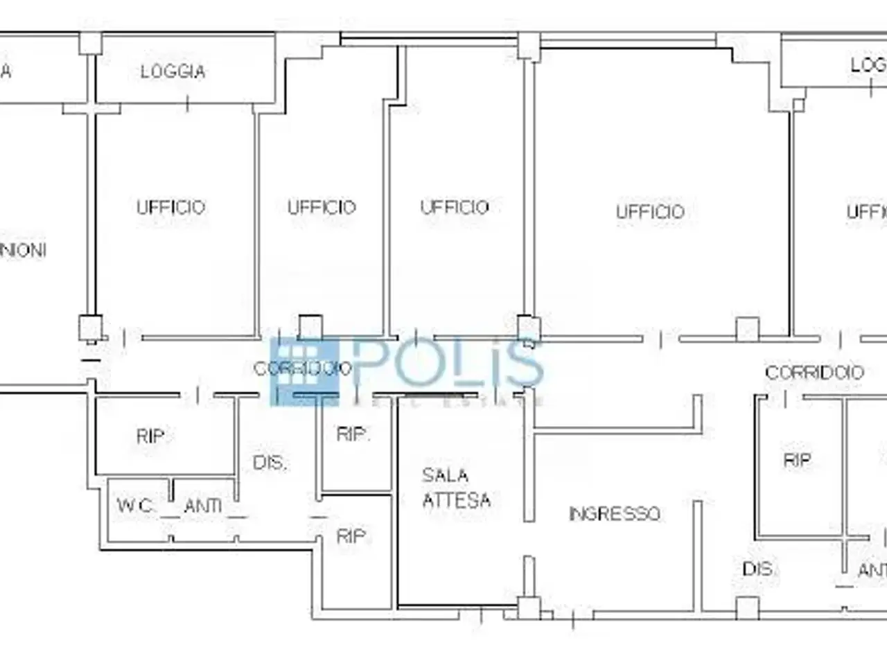 Ufficio in Padova Est, Padova, {3} - Planimetria 1
