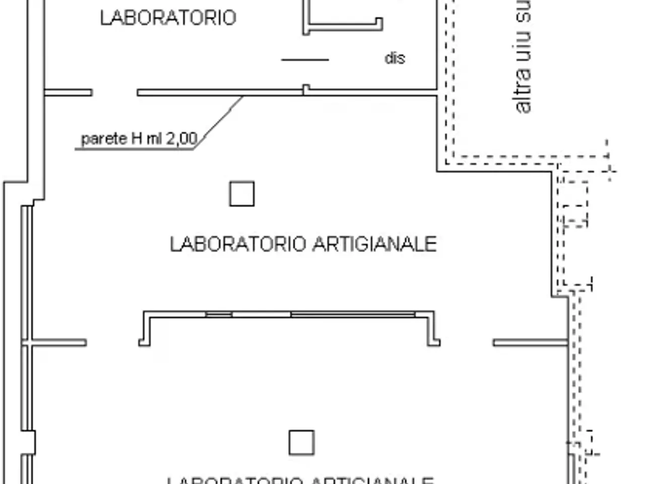 Laboratorio in Corso Sempione 9, Borgomanero, {3} - Planimetria 1