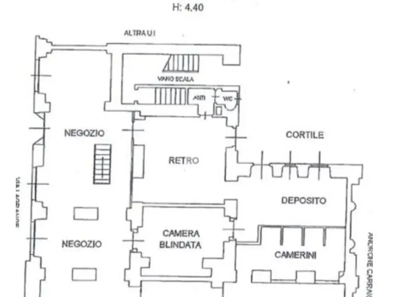 Negozio in Piazza Giuseppe Luigi Lagrange 2, Torino, {3} - Planimetria 1
