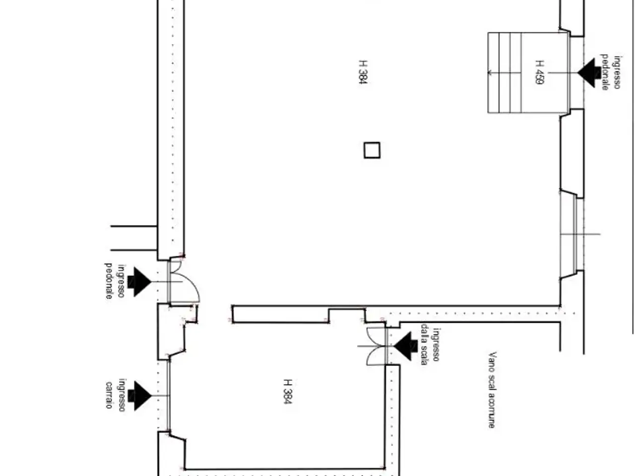 Magazzino in Via F.Lli Ugoni 16, Brescia, {3} - Planimetria 1