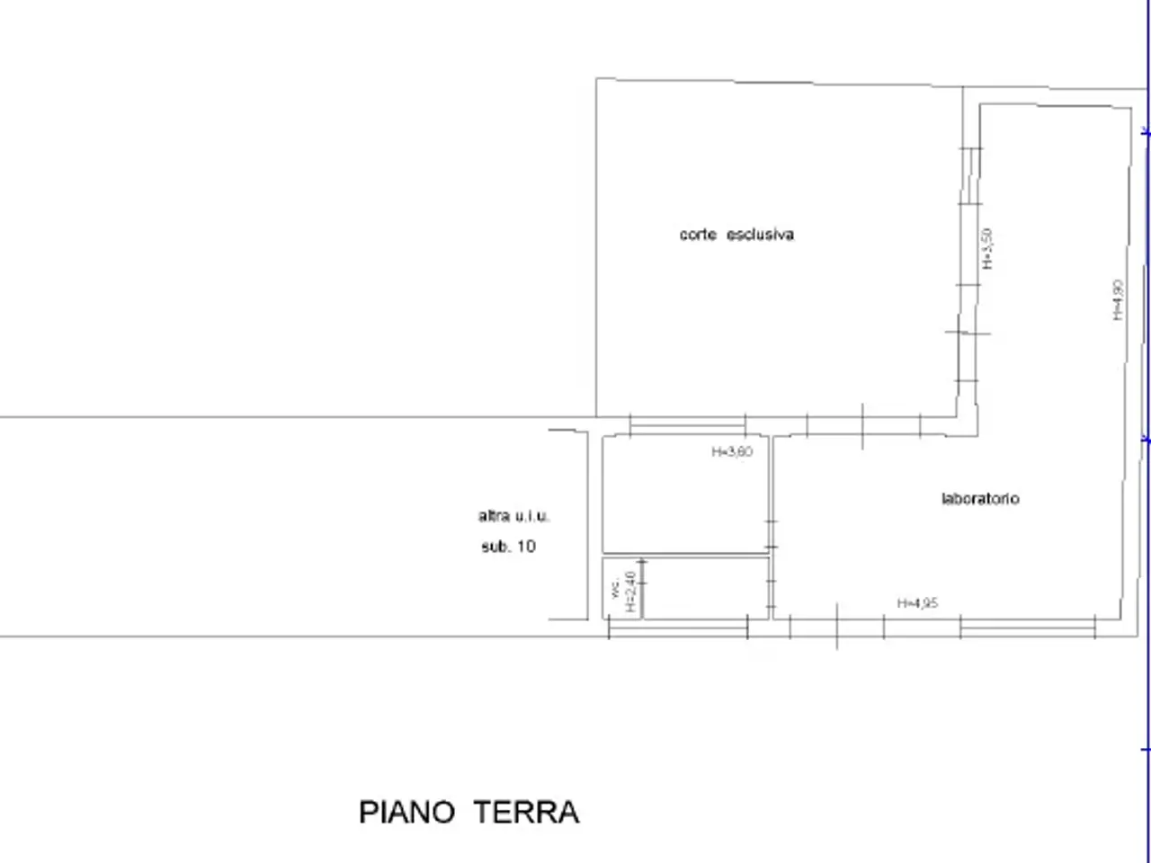 Capannone in , Carrara, {3} - Planimetria 1