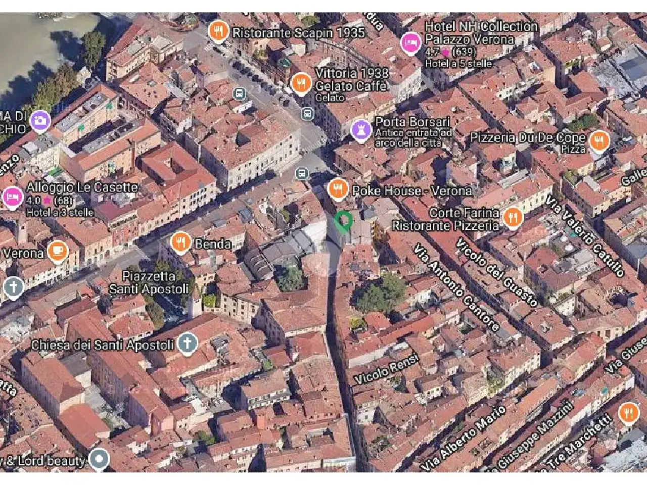 Negozio in Via Guglielmo Oberdan 20, Verona, {3} - Planimetria 1