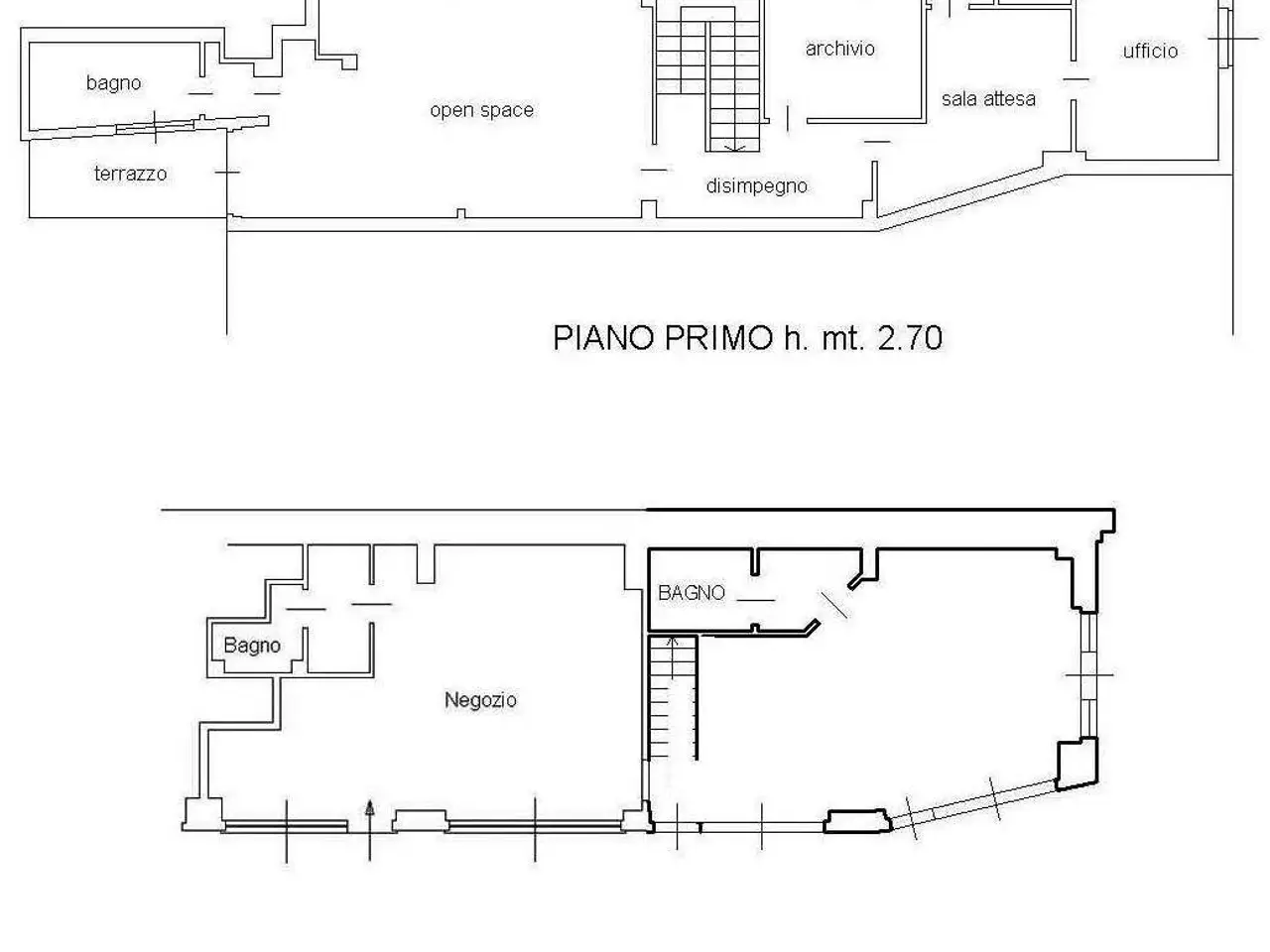 Negozio in , Bergamo, {3} - Planimetria 1
