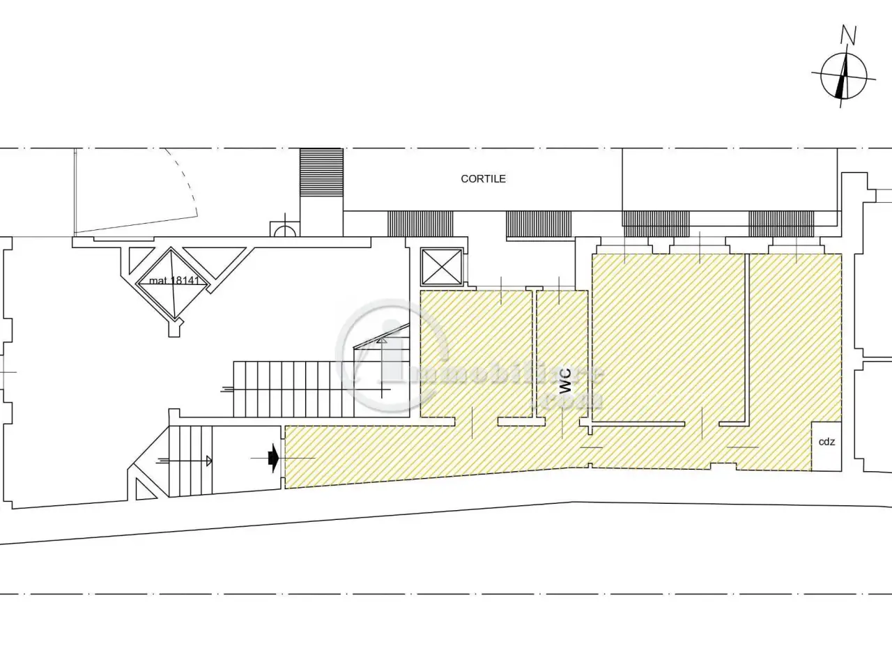 Ufficio in Via Sant'Orsola, Milano, {3} - Planimetria 1