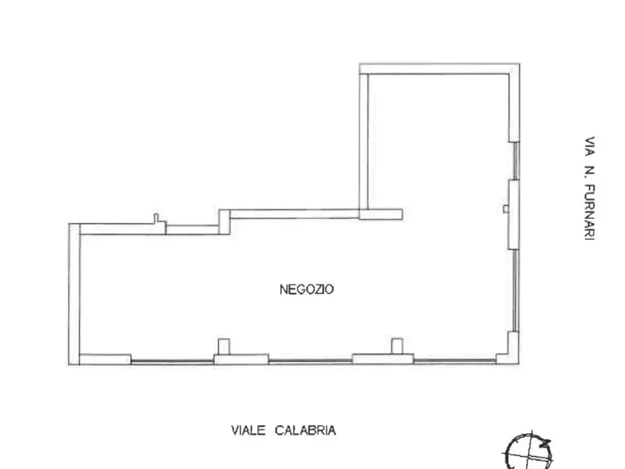 Magazzino in Viale Calabria 52, Reggio Calabria, {3} - Planimetria 1