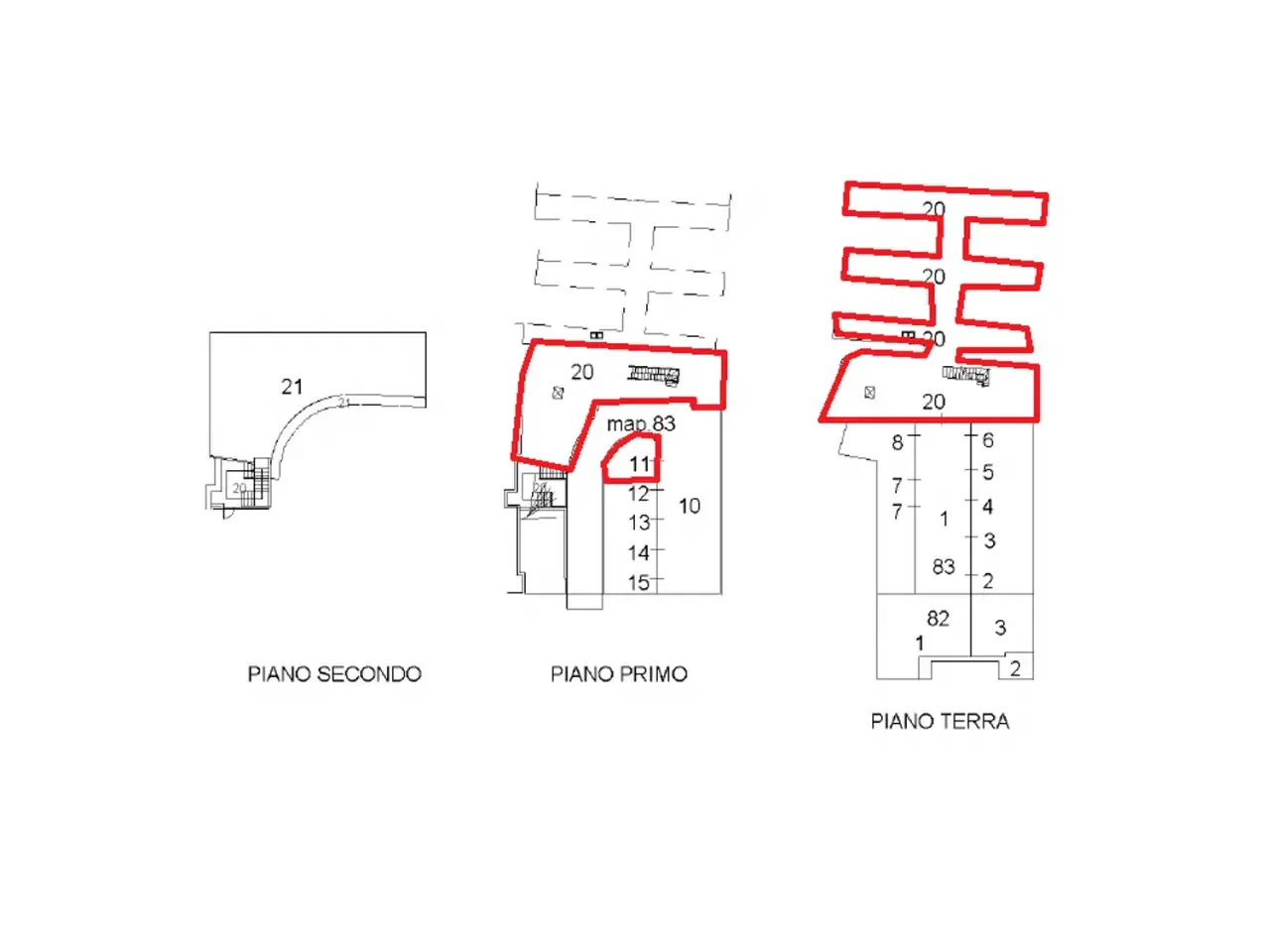 Negozio in Piazza Rosselli, 24, 60100 Ancona An, Italia, Ancona, {3} - Planimetria 1