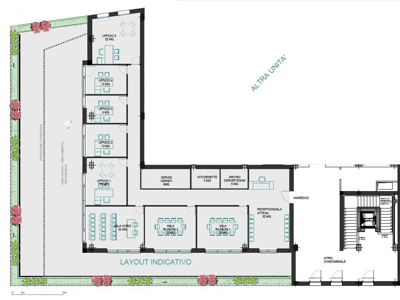 Ufficio in Via Emilia, San Lazzaro Di Savena, {3} - Planimetria 1