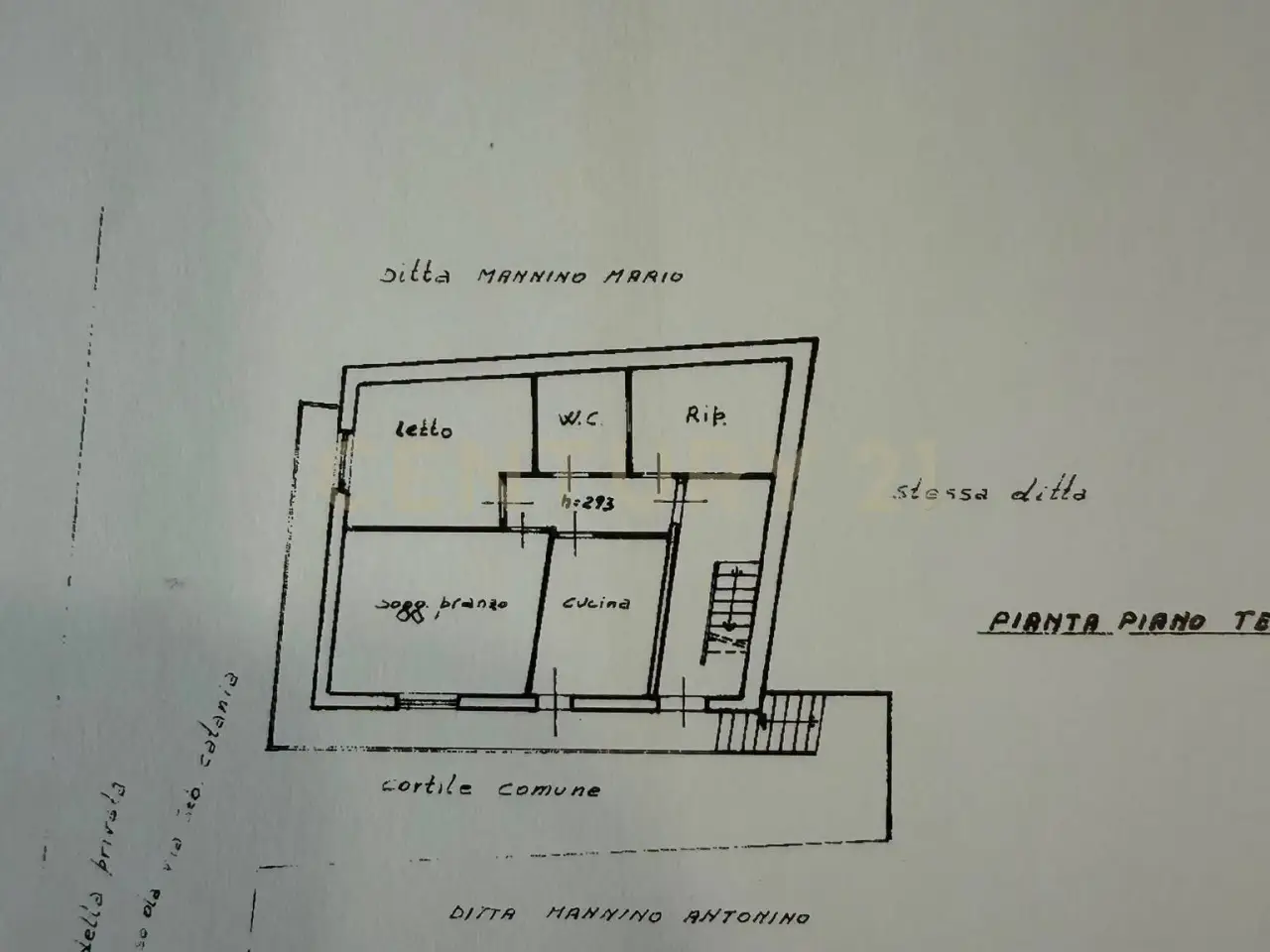 Palazzina commerciale in Via Sebastiano Catania 284, Catania, {3} - Planimetria 1