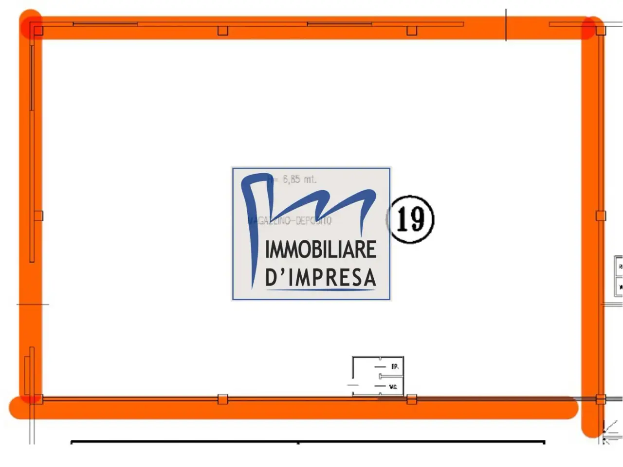 Capannone in Strada Provinciale Traversetolo, Parma, {3} - Planimetria 1