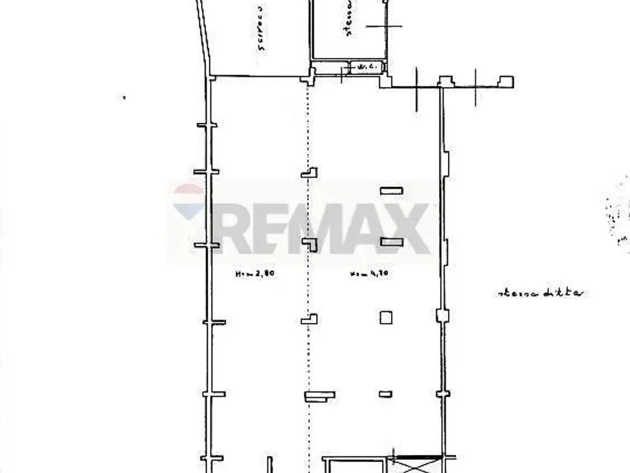 Negozio in Via Andrea Cirrincione 65, Palermo, {3} - Planimetria 1