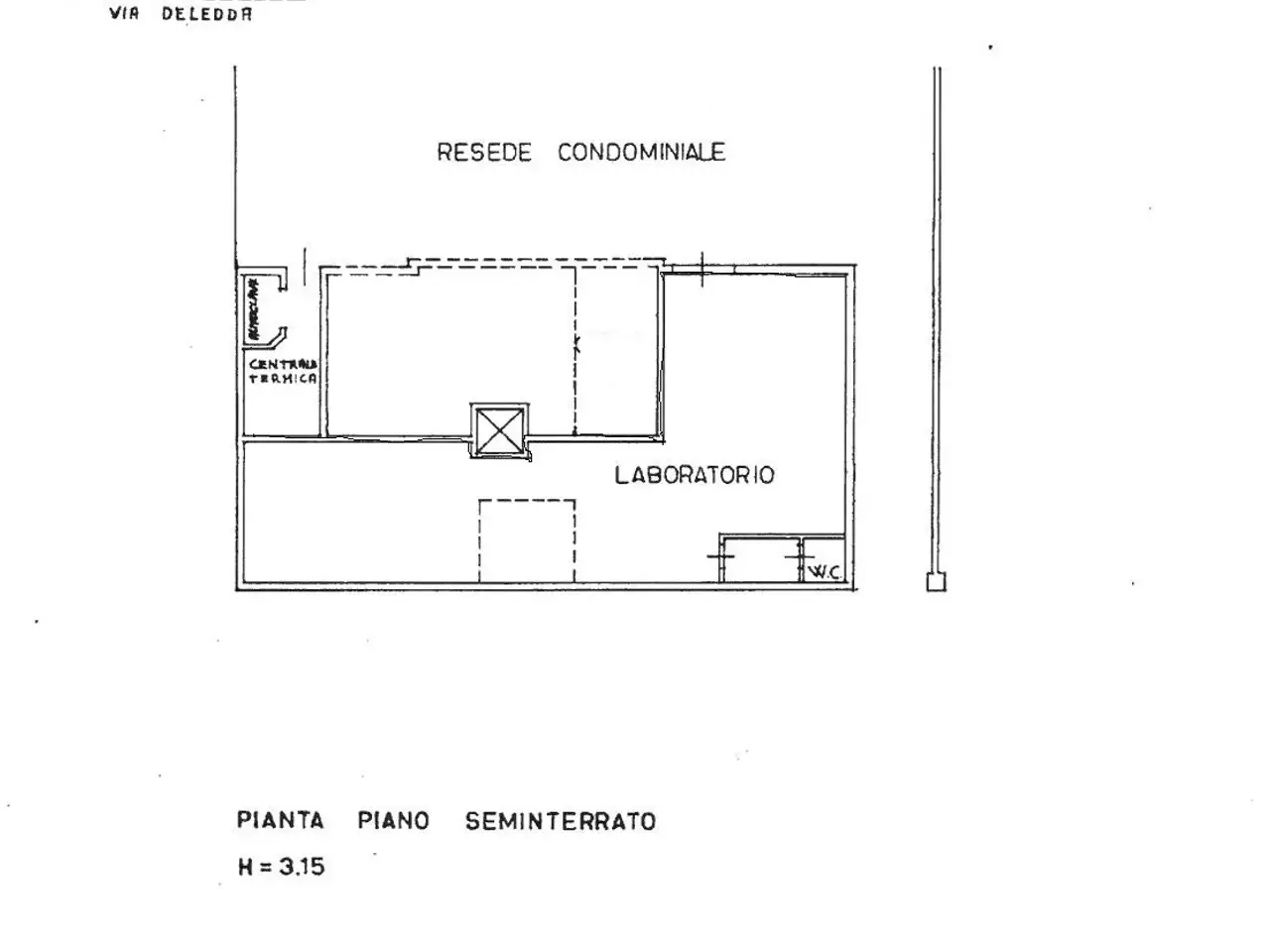 Laboratorio in Via Grazia Deledda, Scandicci, {3} - Planimetria 1
