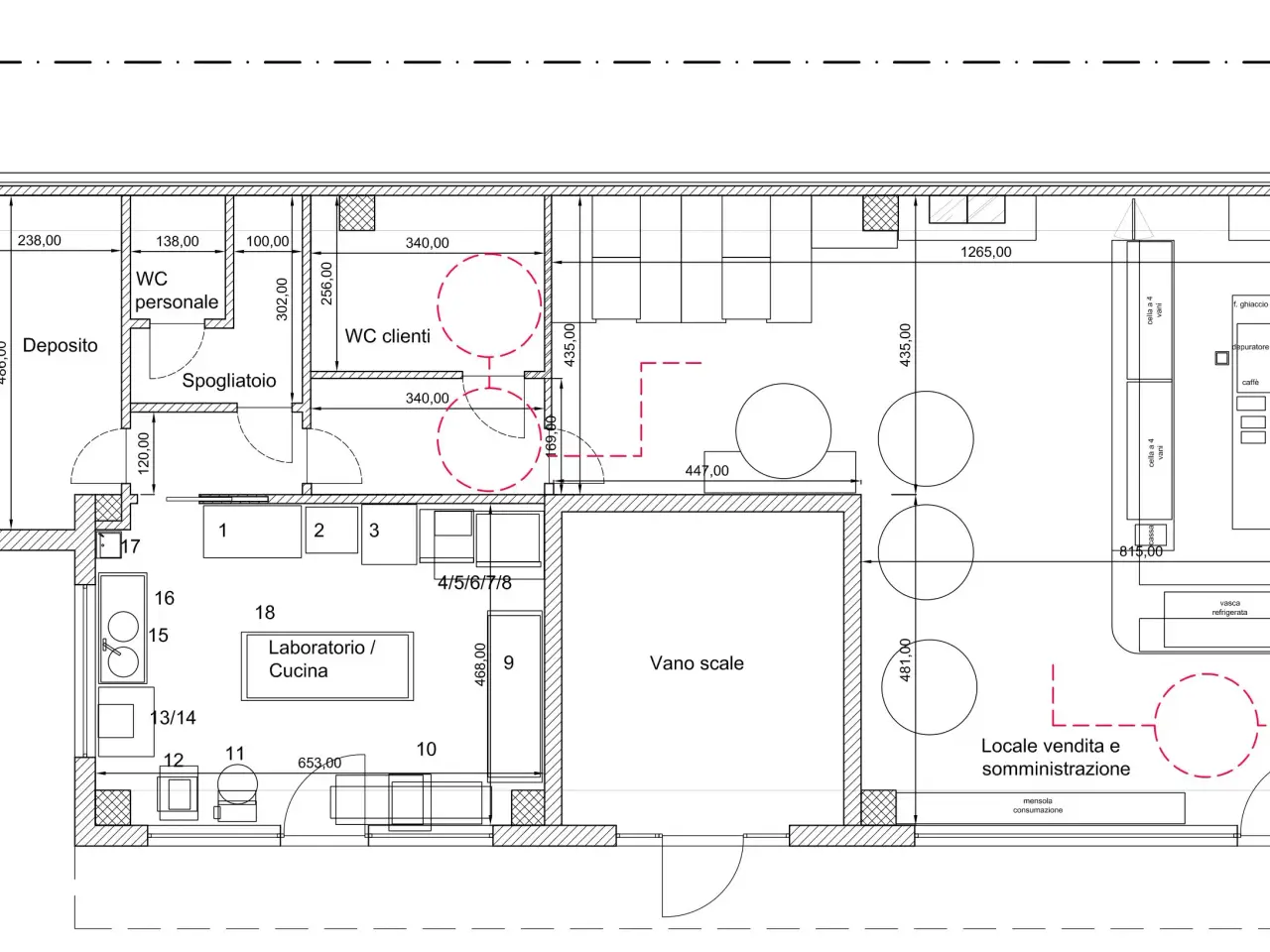 Esercizio commerciale in Oma 10055, Condove, {3} - Planimetria 1