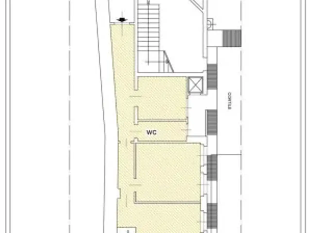 Ufficio in Via Cappuccio 14, Milano, {3} - Planimetria 1
