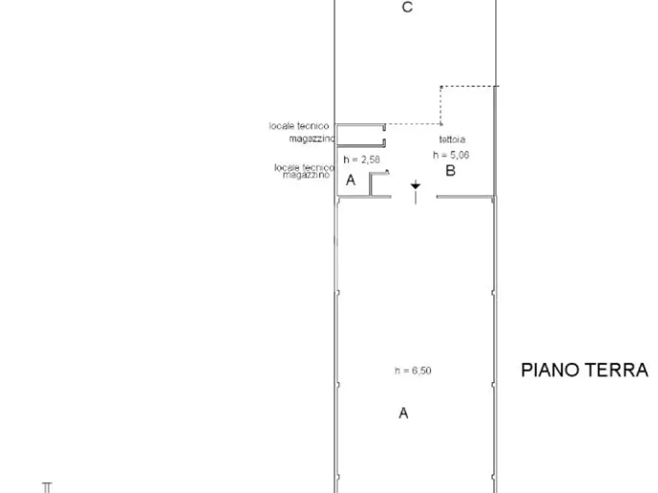 Capannone in Via Pratolino 23, Sarzana, {3} - Planimetria 1