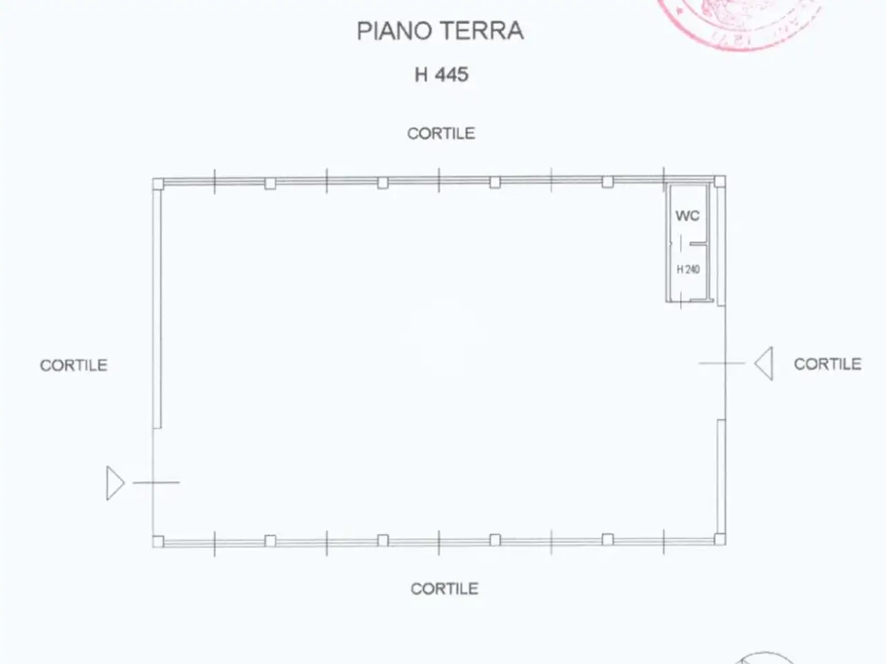 Capannone in Via Fosse Ardeatine 49, Sesto San Giovanni, {3} - Planimetria 1