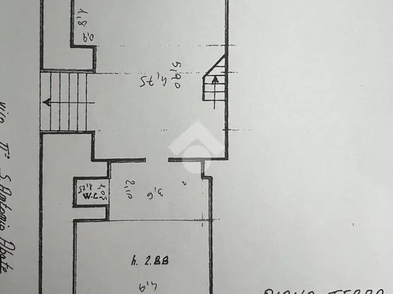 Negozio in Via Sant' Antonio Abate 261, Napoli, {3} - Planimetria 1