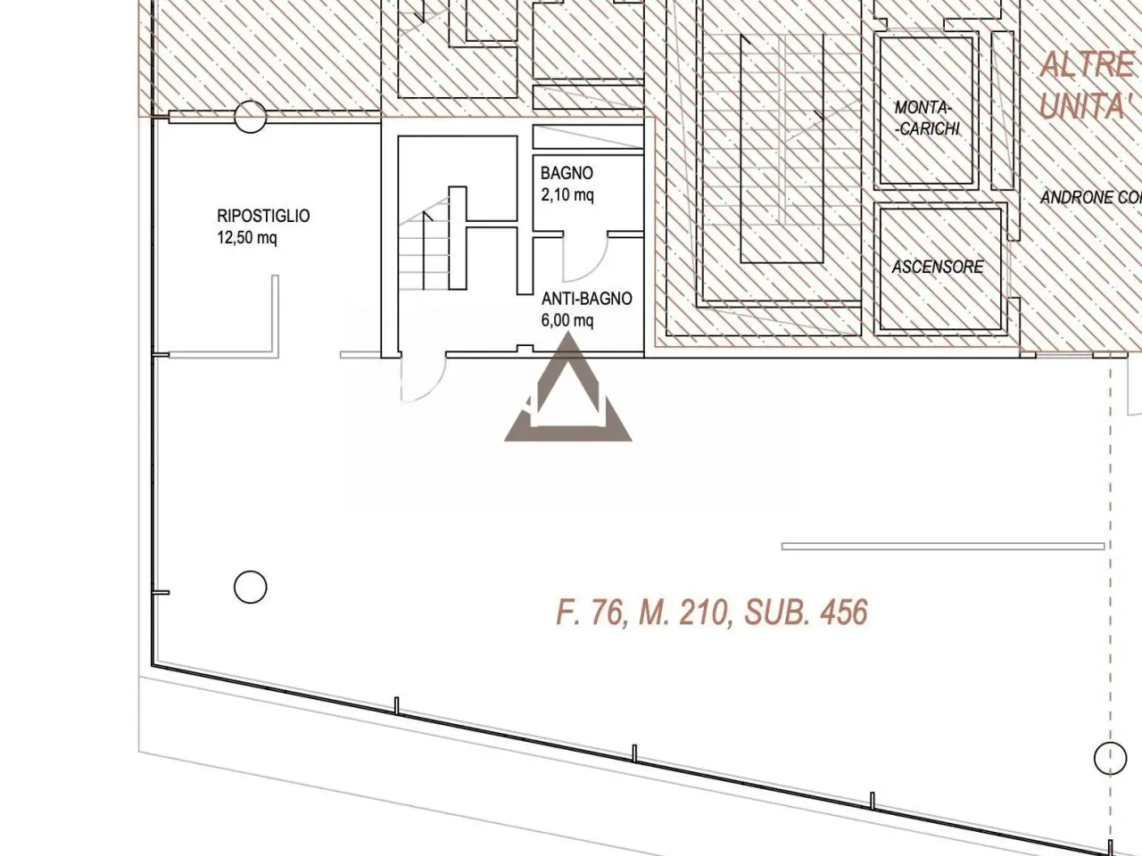 Ufficio in Via San Marco 11/C, Padova, {3} - Planimetria 1