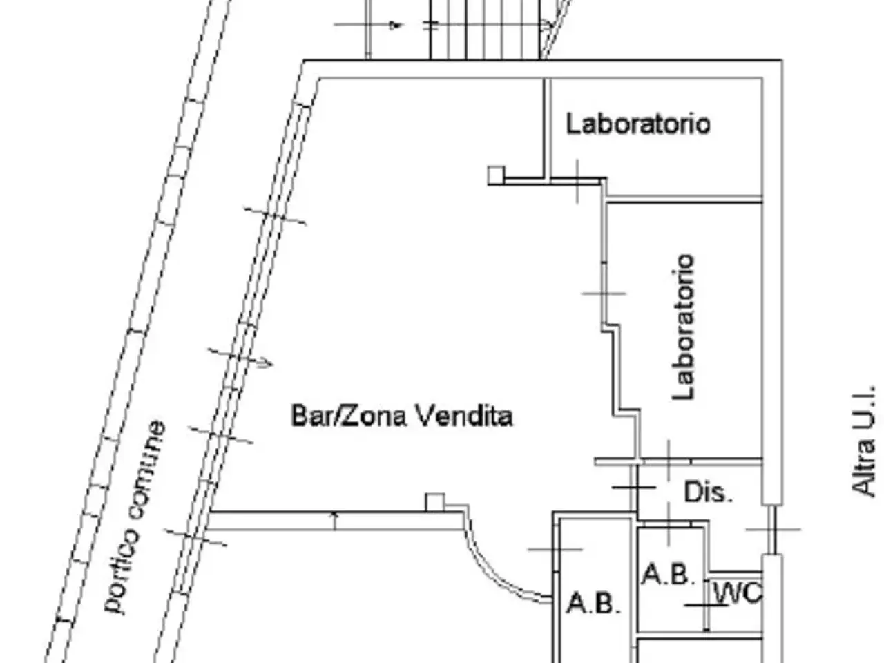 Negozio in Via San Rocco 12, Busnago, {3} - Planimetria 1