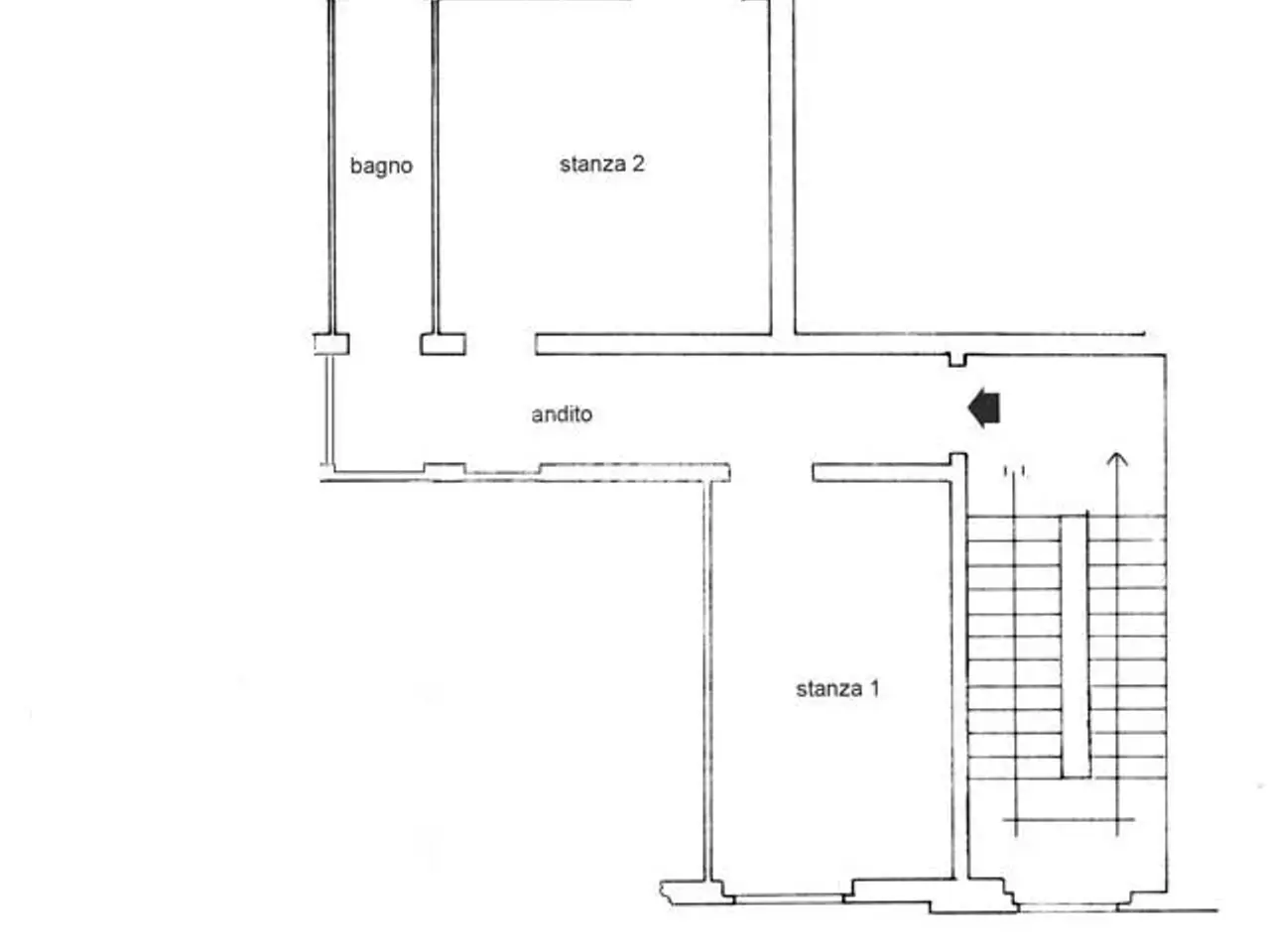 Ufficio in Via Monte Santo 23, Cagliari, {3} - Planimetria 1
