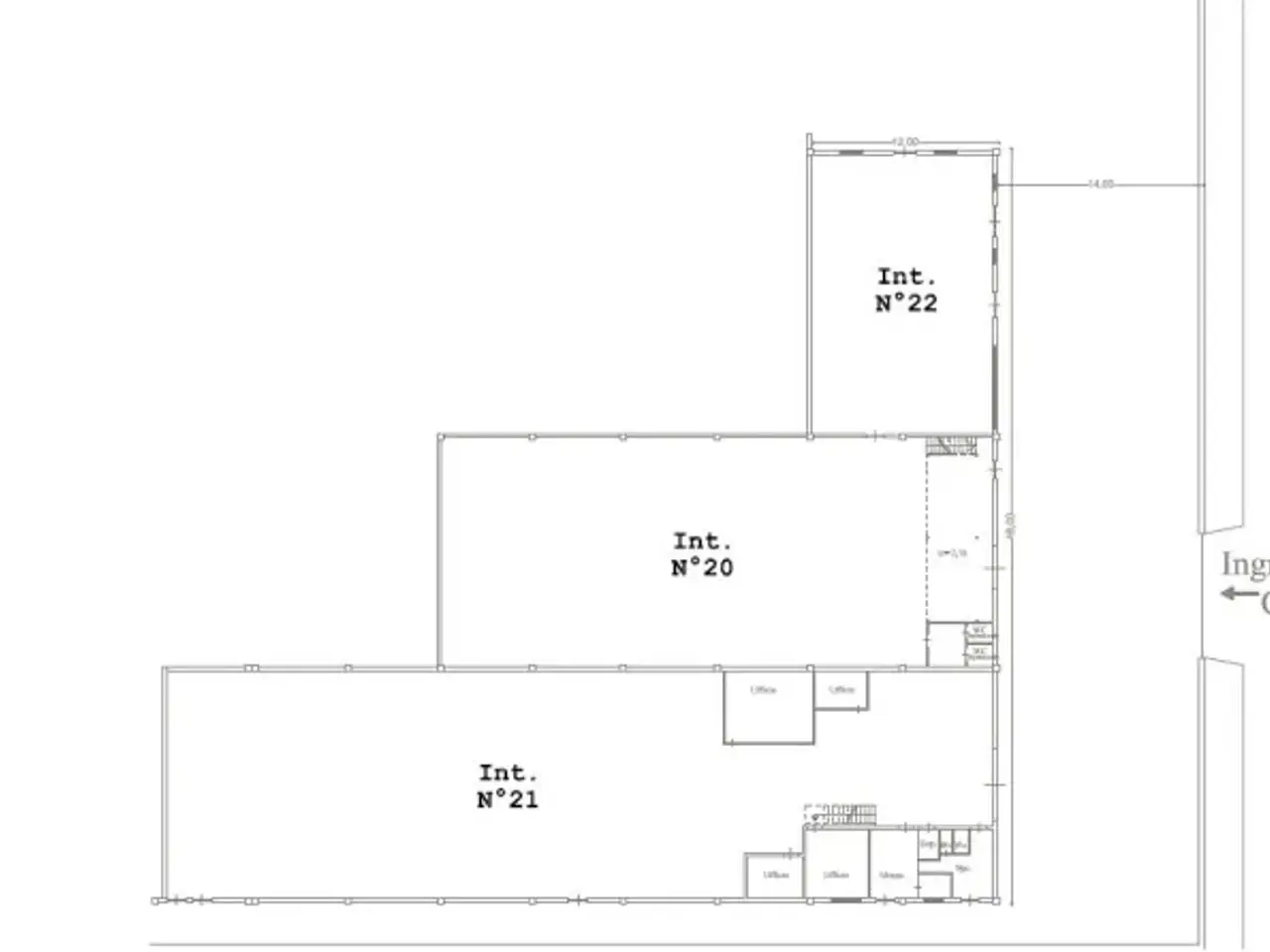 Capannone in Via Nazionale delle Puglie, Casalnuovo Di Napoli, {3} - Planimetria 1