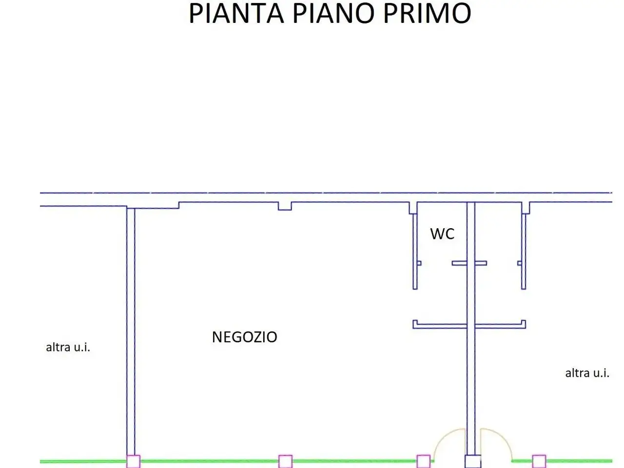 Ufficio in Via Baronia, Colico, {3} - Planimetria 1