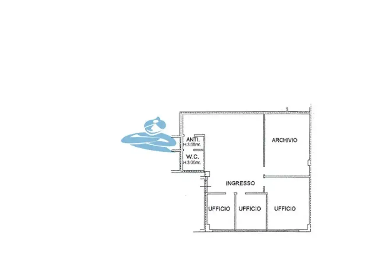Ufficio in Via Levico 66, Cervia, {3} - Planimetria 1
