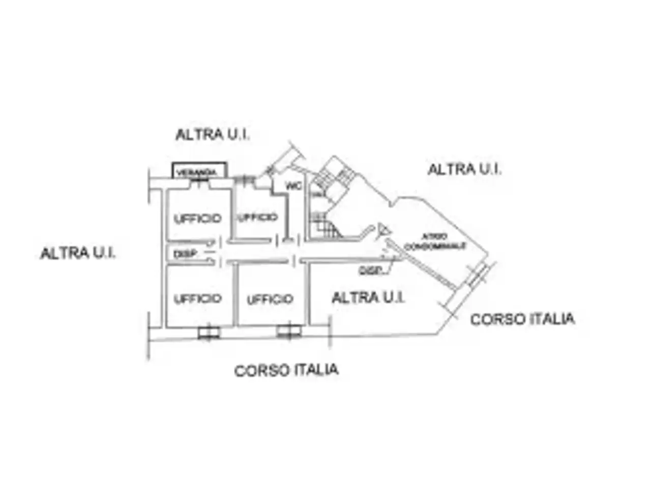 Ufficio in Corso Italia 2, Savona, {3} - Planimetria 1
