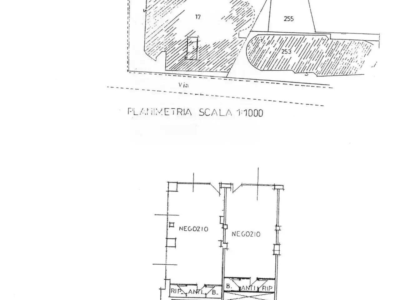 Negozio in Via Piero Gobetti 3, Reggio Emilia, {3} - Planimetria 1