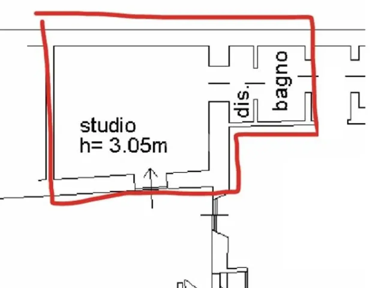 Ufficio in Via Roma 73, Lecco, {3} - Planimetria 1