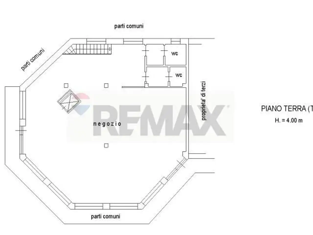 Negozio in Via Tiepolo 10, Monza, {3} - Planimetria 1