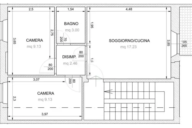 Trilocale in {3}, Corso Giuseppe Mazzini 111 - Foto 1