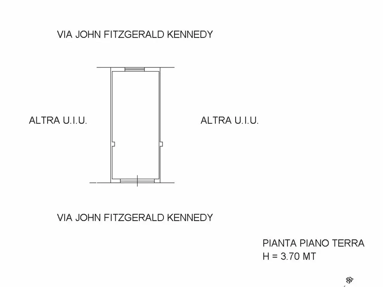 Magazzino in Viale Kennedy 43, San Cataldo, {3} - Planimetria 1