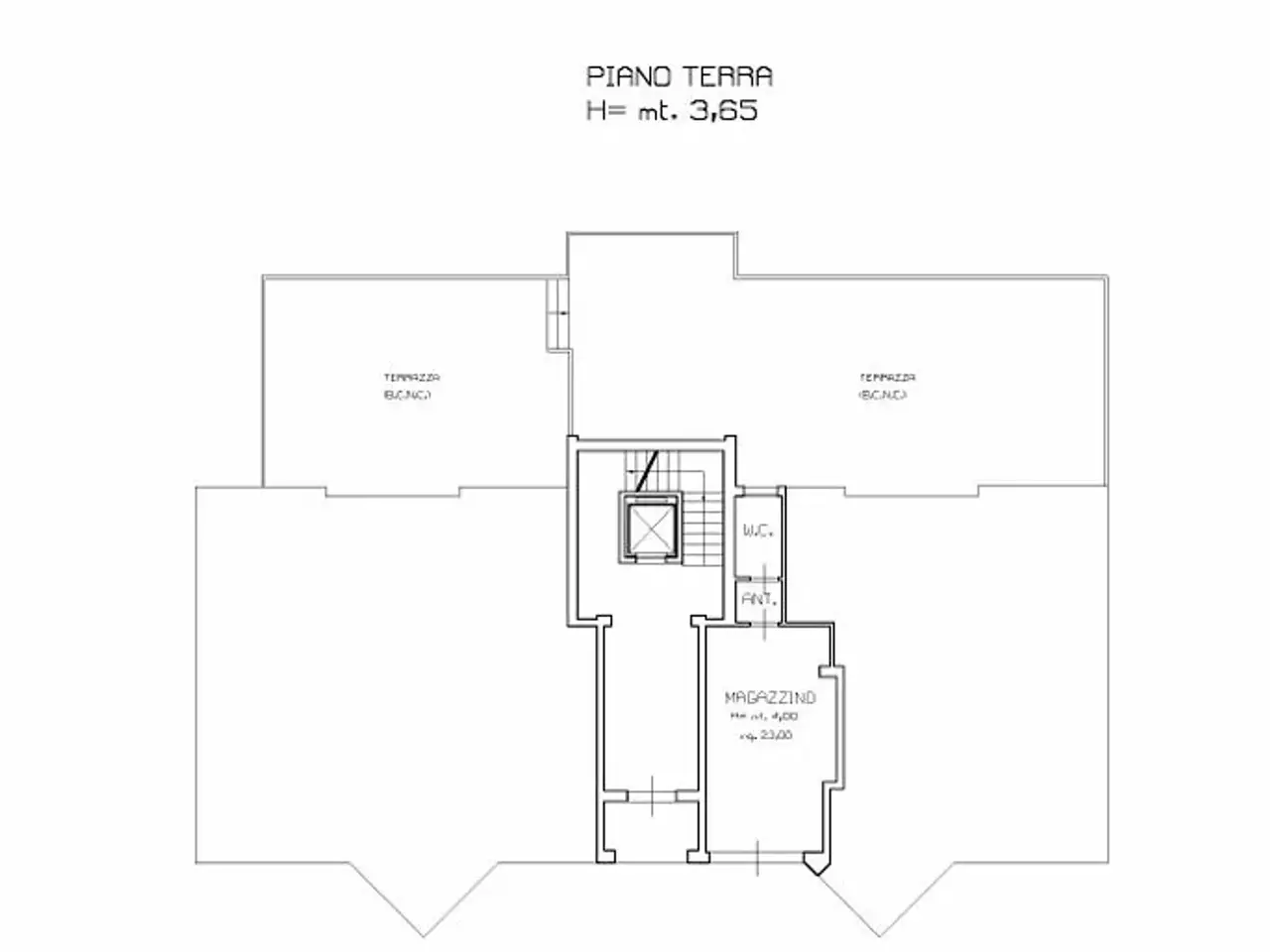 Magazzino in Via Trieste 58, San Cataldo, {3} - Planimetria 1
