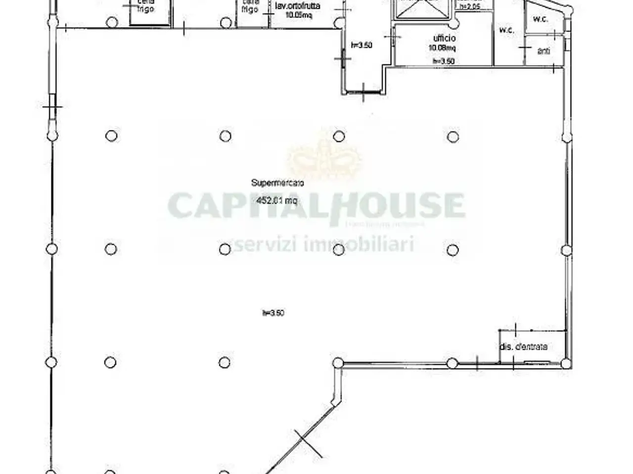 Negozio in Via Ca` Togni, San Clemente, {3} - Planimetria 1