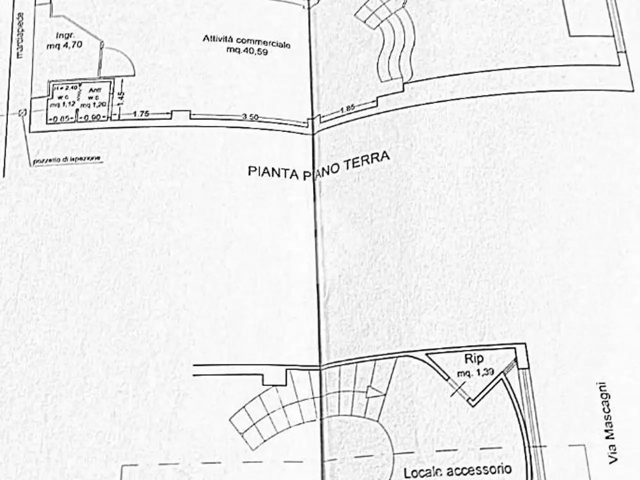 Negozio in Via Montesanto 77, Alcamo, {3} - Planimetria 1