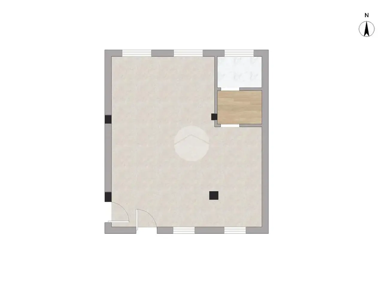 Negozio in Piazza Manzoni 1, Montirone, {3} - Planimetria 1