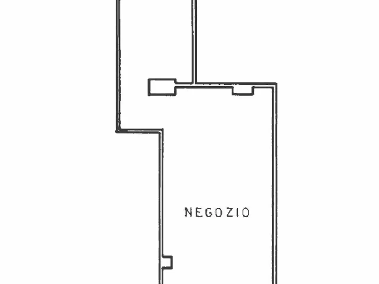 Negozio in Via Petrarca, Pomezia, {3} - Planimetria 1